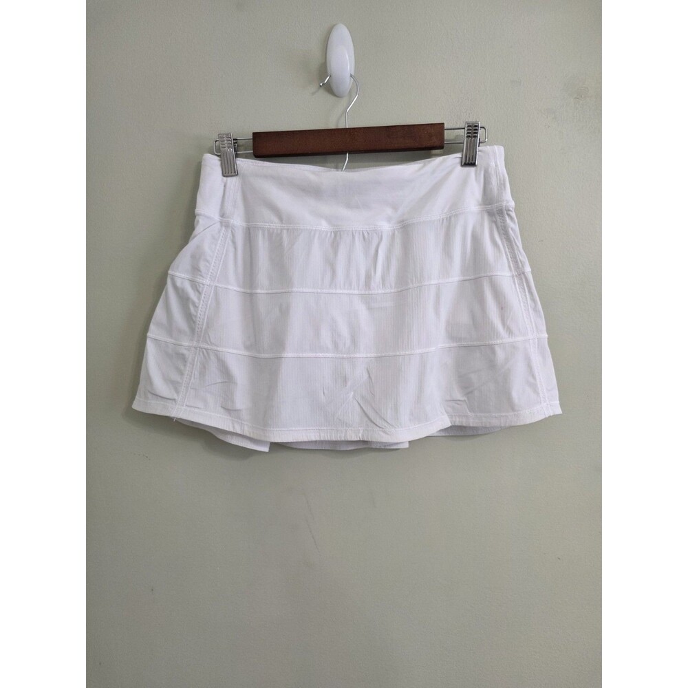 Lululemon Women  Pace Rival Skirt Size 6 White